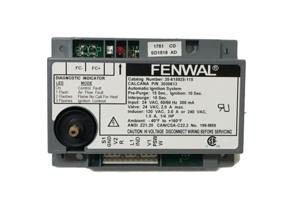 Calcana Gas Heater Fenwall Control Module